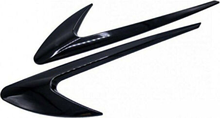 Balp Esnek Tampon Çamurluk Izgara Venti Body Kit Parlak Siyah Piano Black (Sağ-Sol)