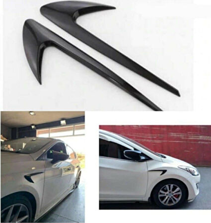 Balp Esnek Tampon Çamurluk Izgara Venti Body Kit Parlak Siyah Piano Black (Sağ-Sol)