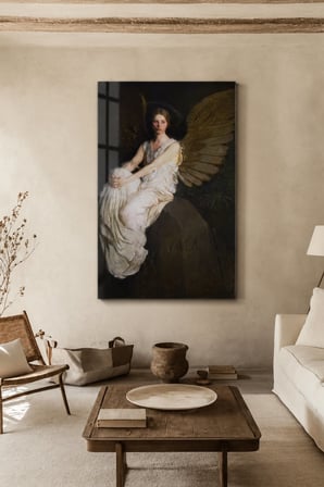 Abbott Handerson Thayer Stevenson Memorial Tablo – Melek Figürlü Klasik Sanat Dekoratif Duvar Tablosu