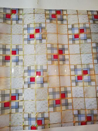 ŞEFFAF MASA ÖRTÜSÜ  1,7 mm 100 cm x 160 Kalın DESEN Pvc Kaymaz Masa Örtüsü Koruyucu 100 CM X 160 CM