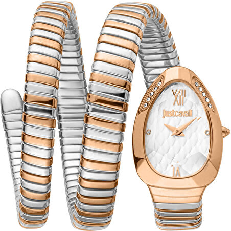 JUST CAVALLİ ROSE- METAL KADIN KOL SAATİ