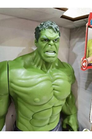 Hulk Figürü - Sesli Işıklı 30 Cm Yeşil Dev Hulk Figürü , Hulk Oyuncak, Hulk, 30cm Y058