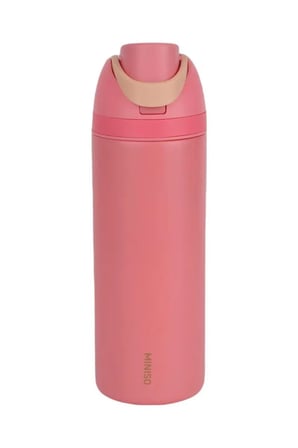 Miniso Lisanslı Dopamin Serisi Pipetli Çelik Termos 720 mL – Sıcak & Soğuk Kullanım