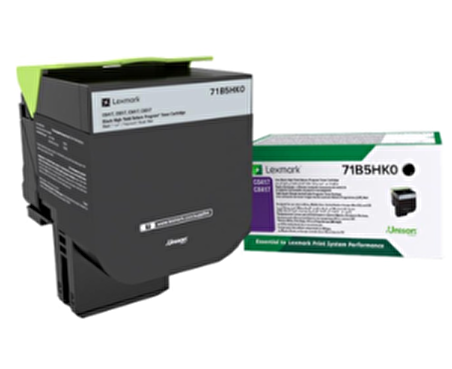 Lexmark CS417 Siyah Orjinal Toner Yüksek Kapasiteli 71B5HK0