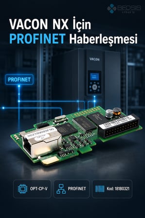 Danfoss VACON OPT-CP-V PROFINET Haberleşme Kartı