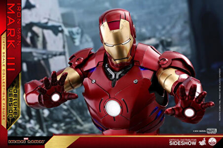 Hot Toys Iron Man Mark III Deluxe Version Quarter Scale Figure 903412