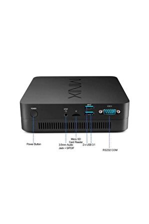 Minix Mini Pc Intel I7-10510U 16/512 GB SSD Win 11 Pro Mınıx Ngc-7 Pro