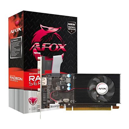 AFOX VGA RADEON R5 230 2GB DDR3 64B DVI HDMI LP Ekran Kartı