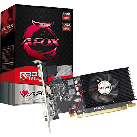 AFOX Radeon HD 5450 2GB DDR3 64-Bit Low Profile HDMI/DVI/VGA Ekran Kartı (AF5450-2048D3L4)
