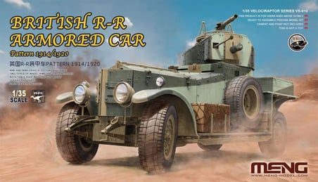 Meng 1/35 İngiliz RR Zırhlı Araç (1914-1920) Maketi Gri