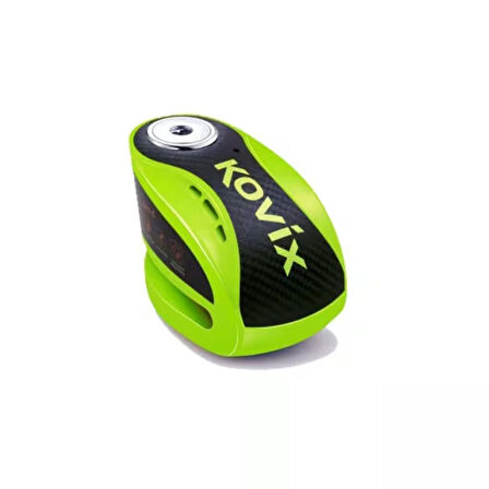 Kovix Knx10-Fg Alarmli Disk Kilit Yeşil
