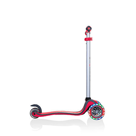 Globber Evo Comfort Play Işıklı Scooter - Kırmızı