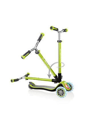 Globber Elite Prime Full Işıklı Scooter - Yeşil