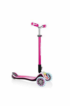 Globber Scooter Elite Deluxe Full Işıklı Pembe