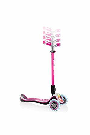 Globber Scooter Elite Deluxe Full Işıklı Pembe