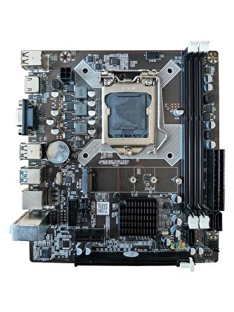 ARKTEK  ALPHA FORCE AK-H81M EL H81 2xDDR3 VGA+HDMI 1xM.2 1150 PIN ANAKART