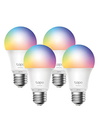 TP-Link Tapo L530E(4-pack) Akıllı Wi-Fi Ampul, Çok Renkli