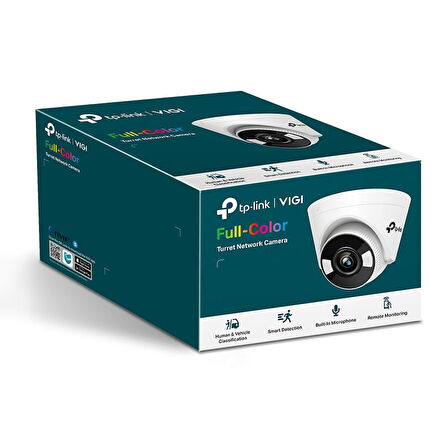 TP-Link VIGI C440 4mm 4MP Full-Color Dome IP Kamera (1/3",30fps,FHD,H265+PoE)
