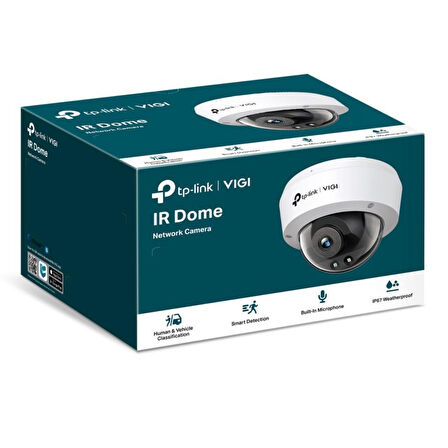 TP-Link VIGI C230I 4mm 3MP IR Dome IP Kamera (1/2.8",30fps,FHD,H265+,PoE)