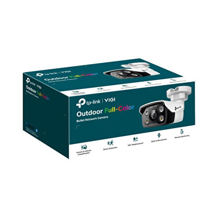 TP-Link VIGI C330 4mm 3Mp Full-Color Bullet Ip Kamera (1/2.8",30fps,FHD,H265+Poe)