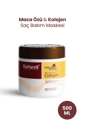 Maca Power Maca Essence Repair Collagen Yıpranmış Saçlar İçin Onarıcı Saç Maskesi 500 ml