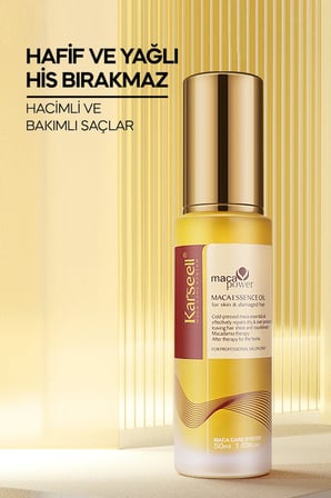 Argan Içerikli Saç Bakım Yağı 50 ml Maca Özü Saç Bakım Yağı Karsel