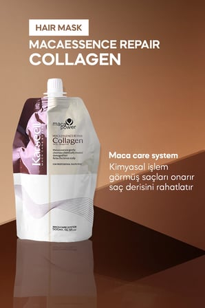 Kolajen Saç Bakım Maskesi Maca Özü Onarıcı Repair Kolajen Saç Maskesi 500 ml Karsel