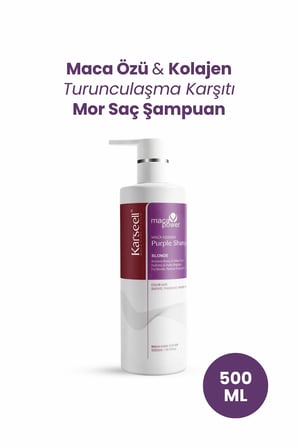 Maca Özlü Blonde Turunculaşma Karşıtı Purple MOR Şampuan 500 ml