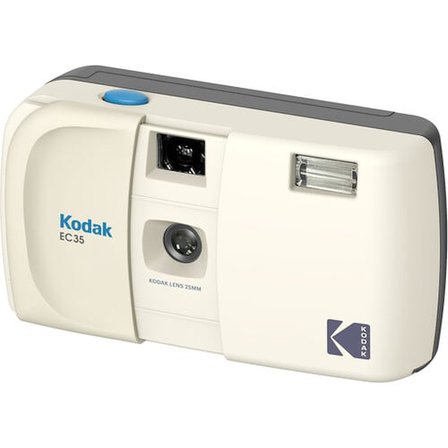 KODAK EC35 ANALOG FOTOĞRAF MAKİNESİ VANİLYA BEYAZ