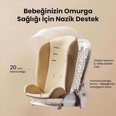 BeBeBus Art+ Pro Bebek Arabası Gold (Türkiye Garantili)