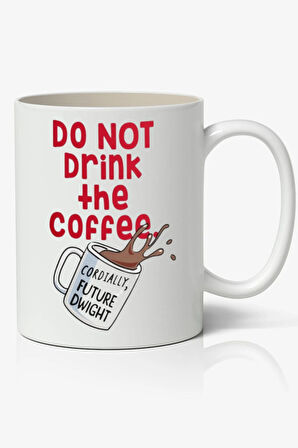 The Office Dunder Mifflin Future Dwight Temalı Kahve Çay Kupa Bardak Sevgiliye Arkadaşa Hediye