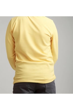 Turkuaz Polo Yaka Lakost T-shirt Uzun Kollu Okul Tişörtü