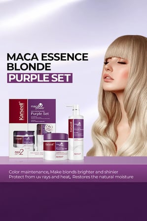 SET Maca Purple Mor Şampuan 500 ml + Mor Maske 500 ml
