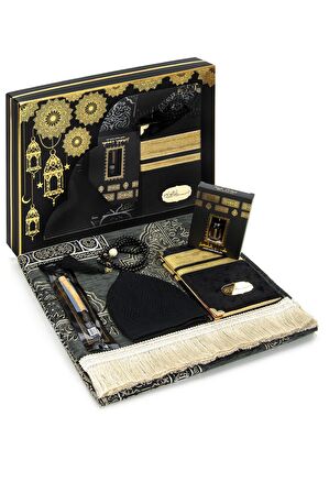 Kabe Kapısı Desenli Ultra Plus Şönil Seccade Seti-5