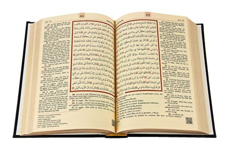 Almanca Mealli Kuran Seti - Pembe