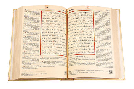 Almanca Mealli Kuran - Krem