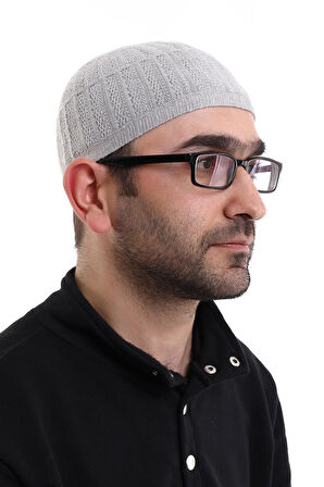 Bambu Namaz Takkesi - Gri