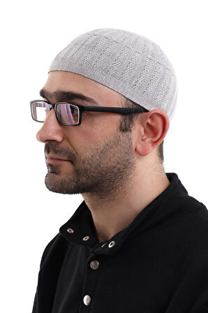 Bambu Namaz Takkesi - Gri