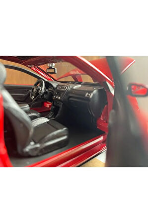 VOLKWAGEN POLO GTI MODEL ARABA DİECAST POLO KIRMIZI MODEL DİECAST ARABALAR KAPILAR AÇILIR