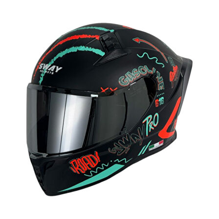 Sway Kapalı Kask Sw 869 Drift