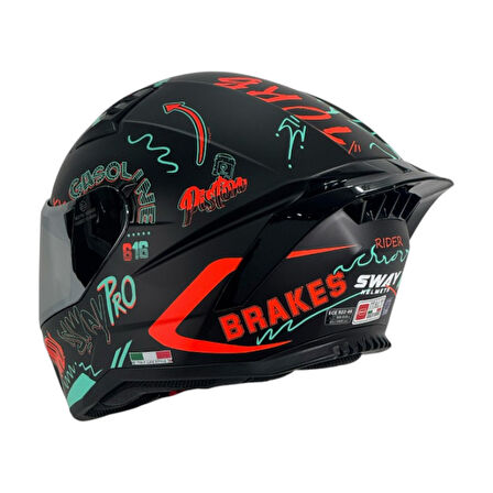 Sway Kapalı Kask Sw 869 Drift