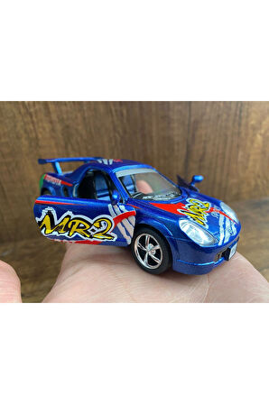Toyota Mr2 Sport Yarış Aracı Diecast Model Ölçek Metal Araba Kapıları Açılır oyuncak toyota araba