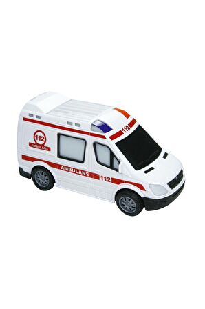 AMBULANS Işıklı Ve Sesli Oyuncak Ambulans Arabası OYUNCAK ÇARPDÖN AMBULANS PİLLİ EĞİTİCİ OYUNCAK