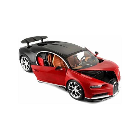 11040 Burago 1:18 Bugatti Chiron Kırmızı Model Araba FABBATOYS