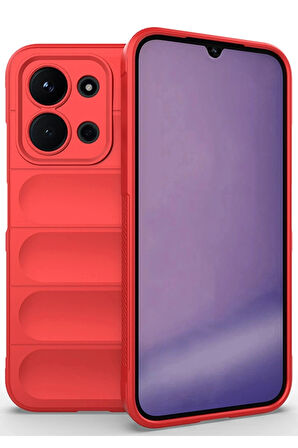 Lİtae Trend BFS Xiaomi Redmi 15C 4G Optimum Silikon - Kırmızı