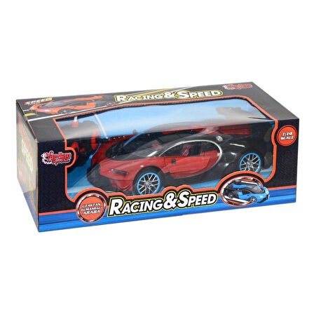 699-231 VARDEM RACING & SPEED KUMANDALI ARABA 1:14 ÖLÇEK 27MHz 28 CM