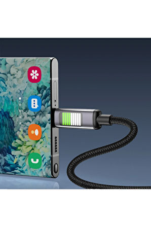 60 watt hızlı şarj type c süper kablosu 1m type-c To type-c  sağlam data-sarj kablosuuyumlu
