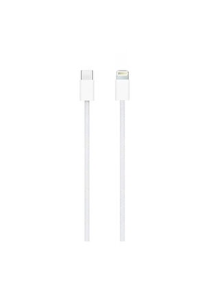 standart beyaz renk iphone 11/12/13/14 pro ve max Uyumlu Type-C To Lightning 100CM Şarj-Data Kablosu