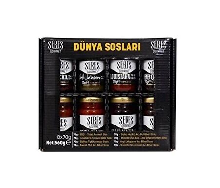 Seres Gourmet Dünya Sosları Set (8x70 g ) _560 g