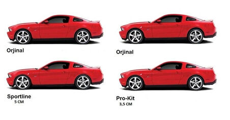 Apexi Volkswagen Golf 5 Uyumlu 5 cm Spor Helezon Yay (2003-2009)